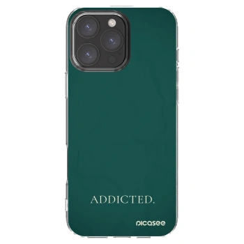 Picasee silikónový prehľadný obal pre Apple iPhone 16 Pro Max - Addicted