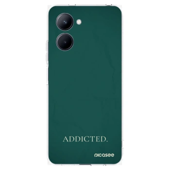 Picasee silikónový prehľadný obal pre Realme C33 (2023) - Addicted