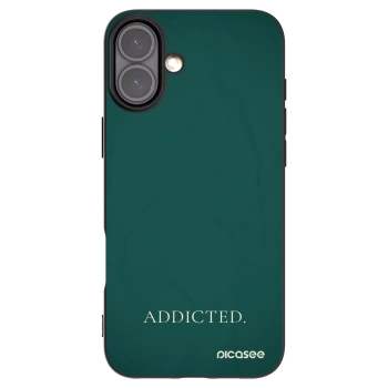 Picasee silikónový čierny obal pre Apple iPhone 16 Plus - Addicted