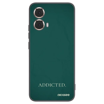 Picasee silikónový čierny obal pre Motorola Moto G85 - Addicted