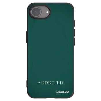 Picasee silikónový čierny obal pre Apple iPhone 16e - Addicted