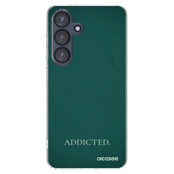 Picasee silikónový prehľadný obal pre Samsung Galaxy S25 5G - Addicted