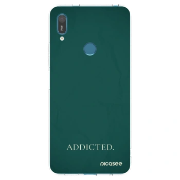 Picasee silikónový prehľadný obal pre Huawei Y7 2019 - Addicted