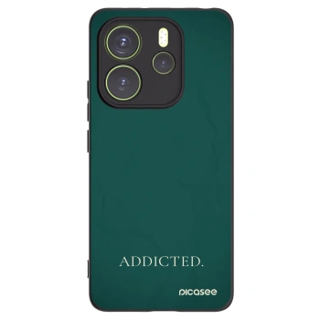Picasee silikónový čierny obal pre Xiaomi Redmi Note 14 4G - Addicted