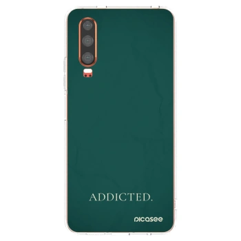 Picasee silikónový prehľadný obal pre Huawei P30 - Addicted
