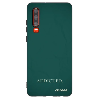 Picasee silikónový čierny obal pre Huawei P30 - Addicted