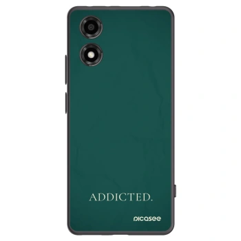 Picasee silikónový čierny obal pre Motorola Moto E14 - Addicted