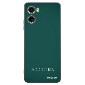Picasee silikónový čierny obal pre Motorola Moto G06 - Addicted