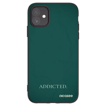 Picasee silikónový čierny obal pre Apple iPhone 11 - Addicted