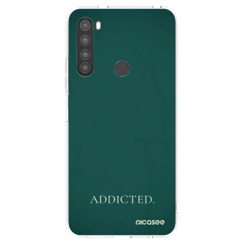 Picasee silikónový prehľadný obal pre Xiaomi Redmi Note 8 - Addicted