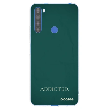 Picasee silikónový prehľadný obal pre Xiaomi Redmi Note 8T - Addicted
