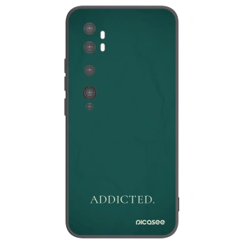 Picasee silikónový čierny obal pre Xiaomi Mi Note 10 (Pro) - Addicted