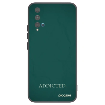 Picasee silikónový čierny obal pre Huawei Nova 5T - Addicted