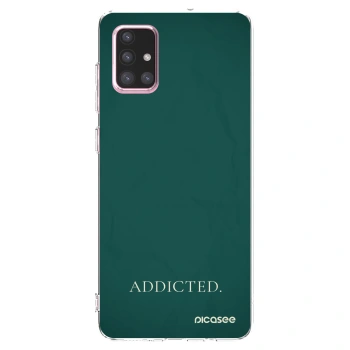 Picasee silikónový prehľadný obal pre Samsung Galaxy A71 A715F - Addicted