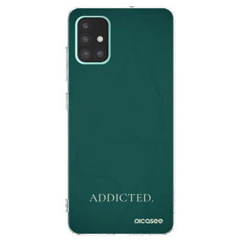 Picasee silikónový prehľadný obal pre Samsung Galaxy A51 A515F - Addicted