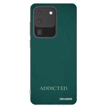 Picasee silikónový prehľadný obal pre Samsung Galaxy S20 Ultra 5G G988F - Addicted