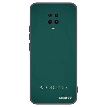 Picasee silikónový čierny obal pre Xiaomi Redmi Note 9 Pro - Addicted