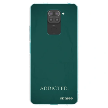 Picasee silikónový čierny obal pre Xiaomi Redmi Note 9 - Addicted
