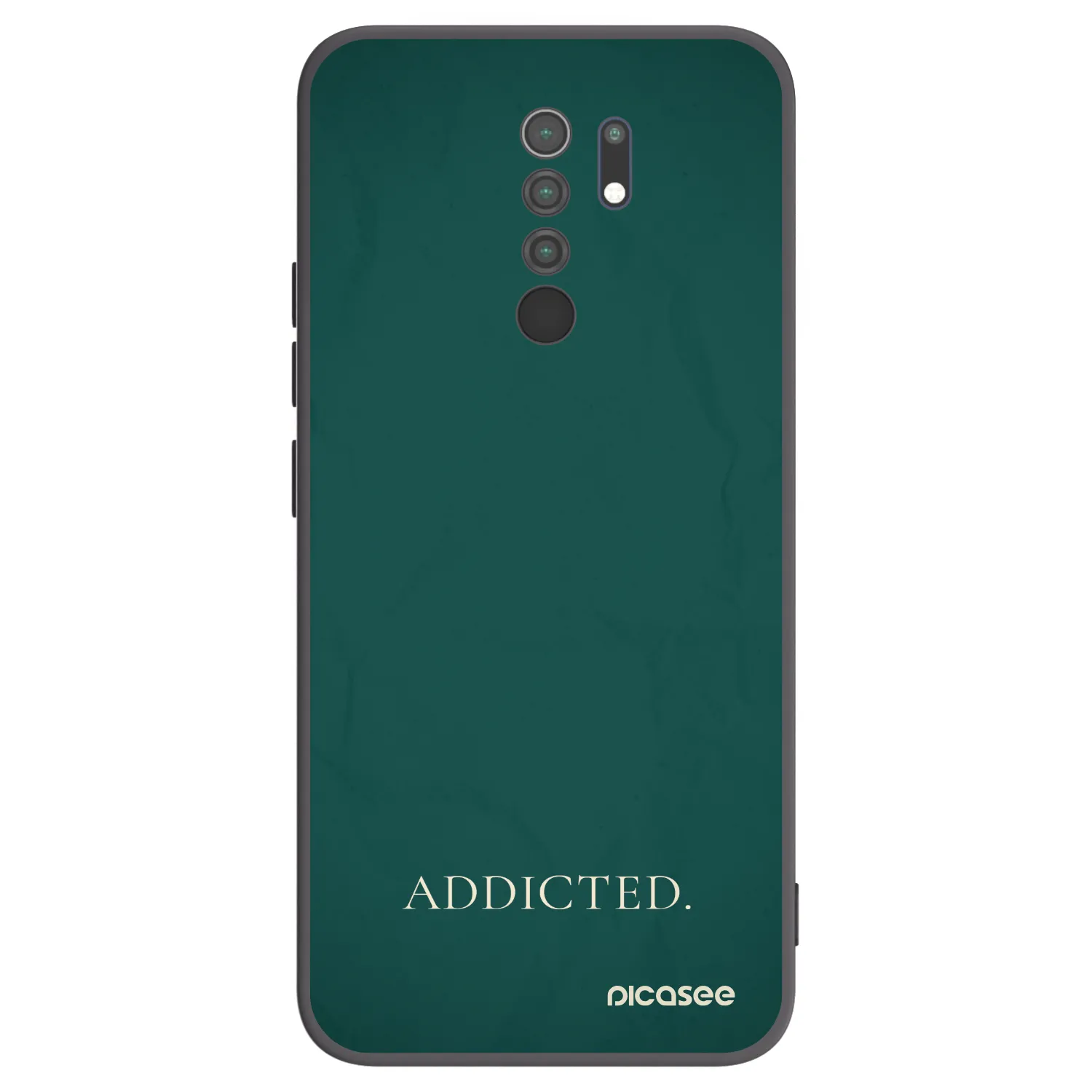 Picasee silikónový čierny obal pre Xiaomi Redmi 9 - Addicted