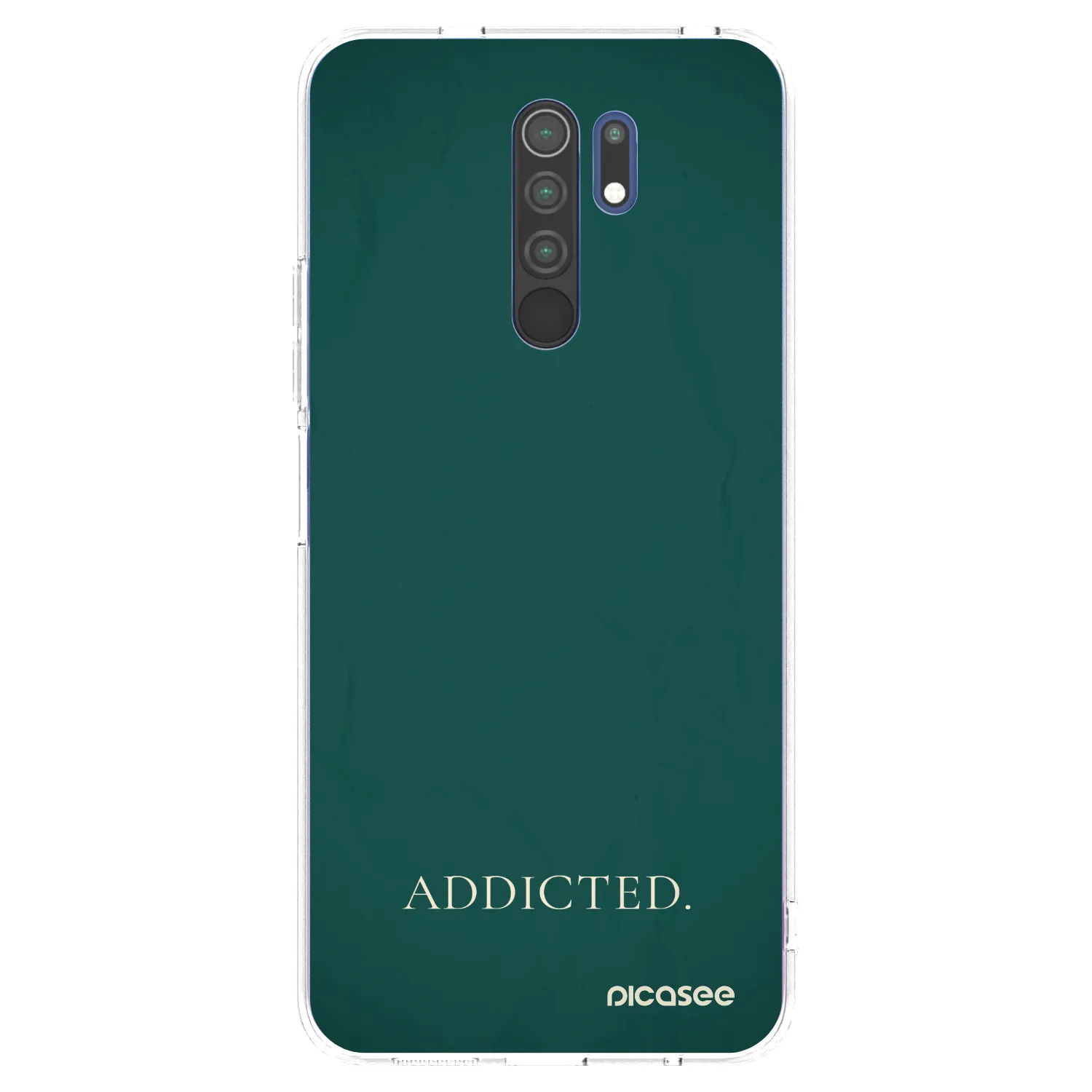 Silikónový prehľadný obal pre Xiaomi Redmi 9 - Addicted