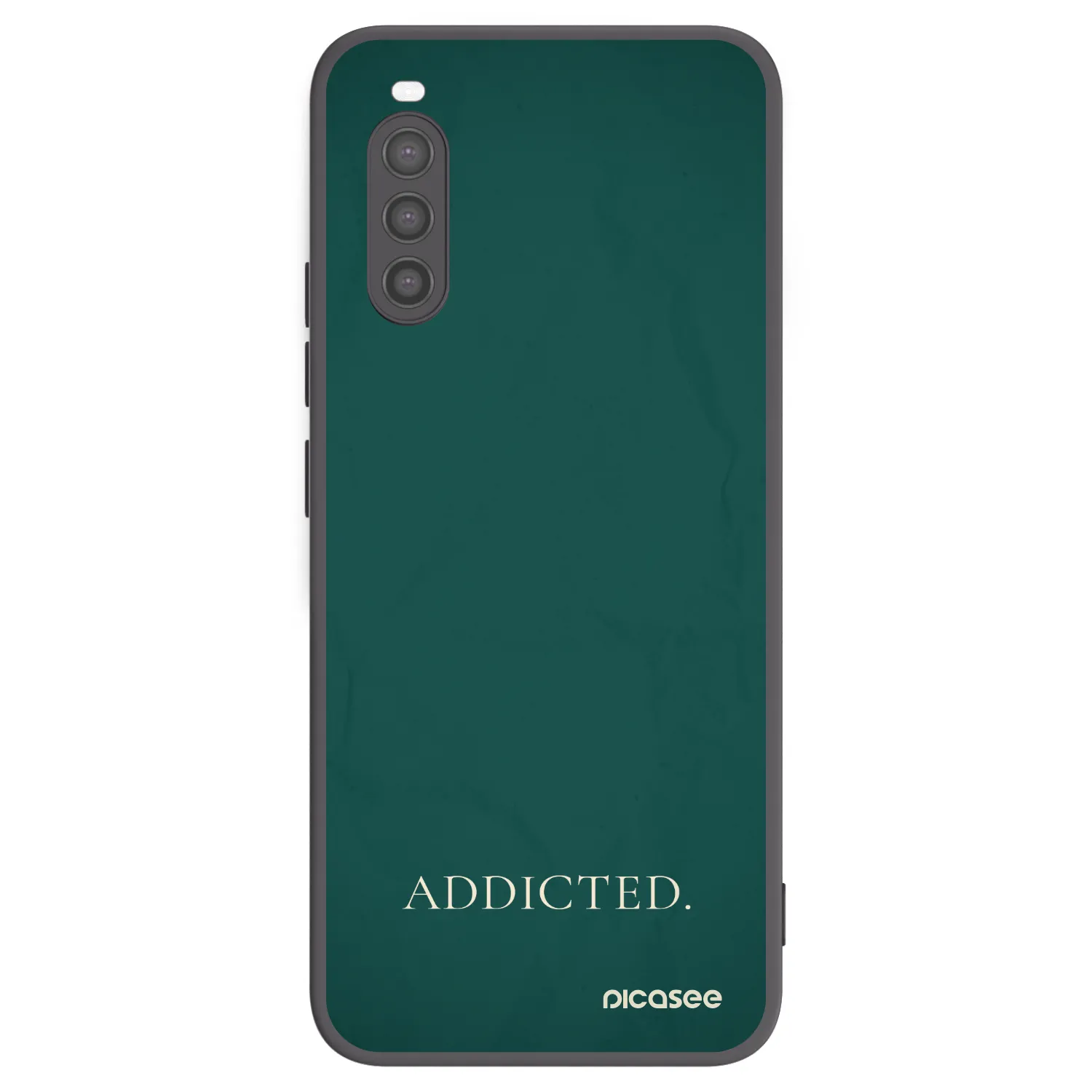 Picasee silikónový čierny obal pre Sony Xperia 10 II - Addicted