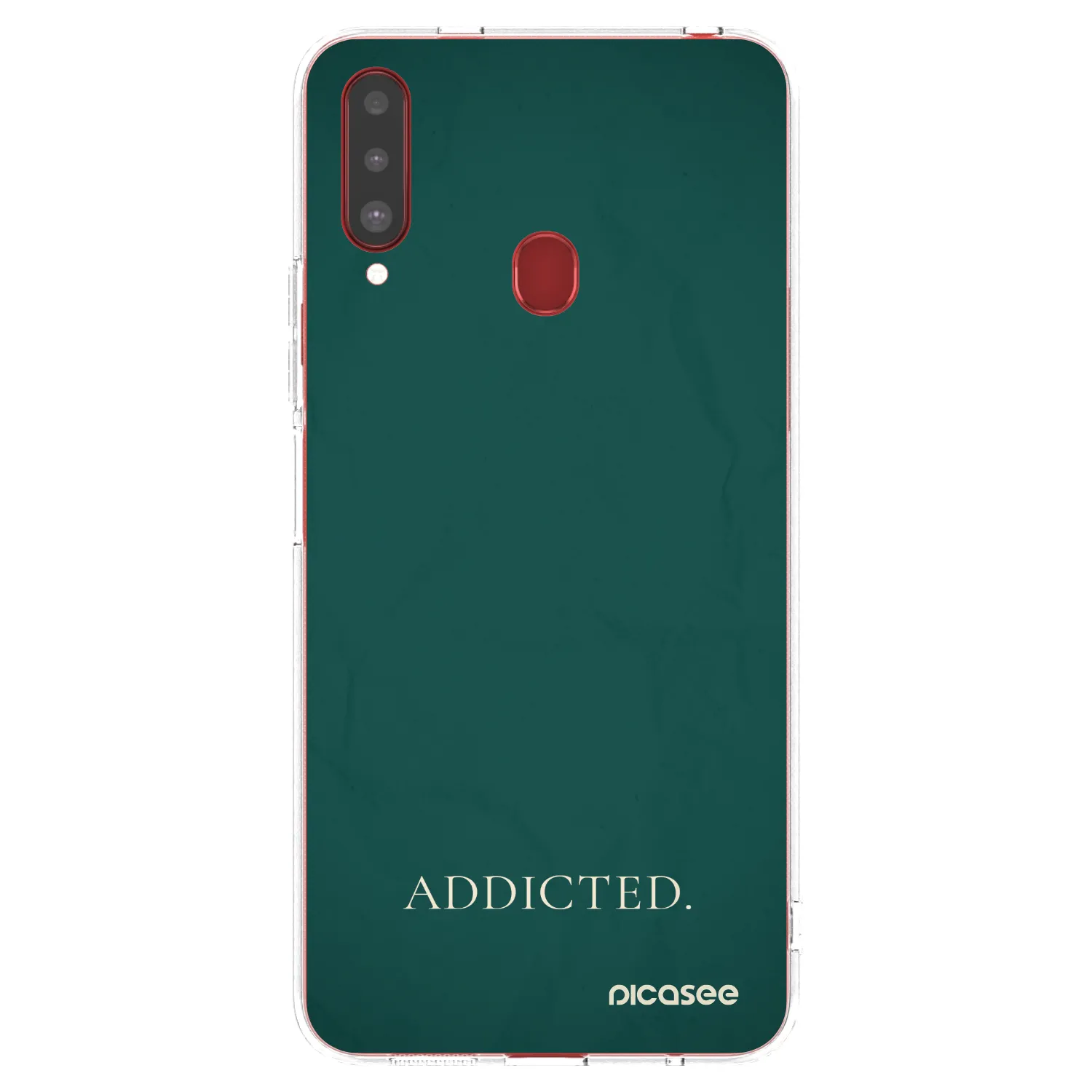 Picasee silikónový prehľadný obal pre Samsung Galaxy A20s - Addicted