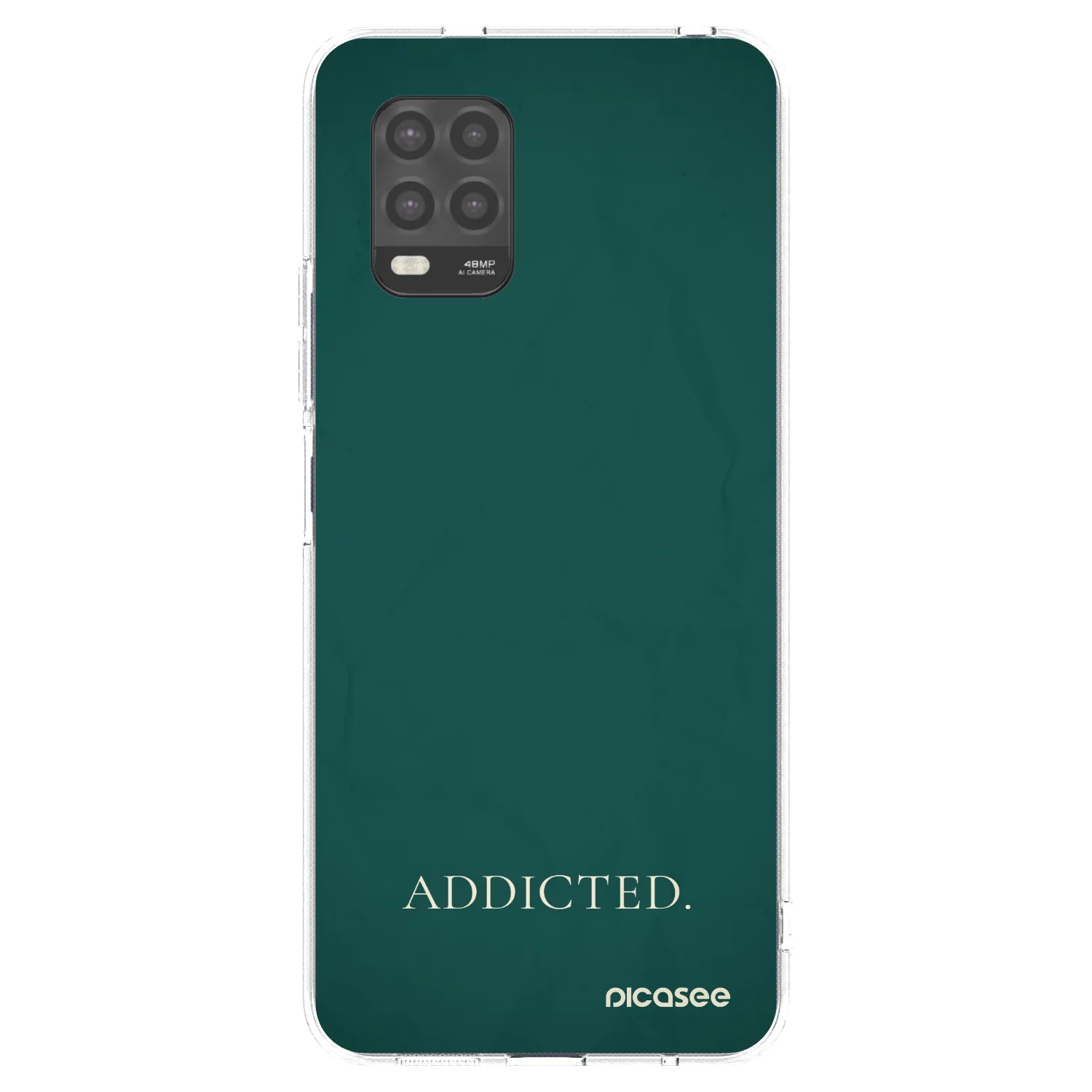 Silikónový prehľadný obal pre Xiaomi Mi 10 Lite - Addicted