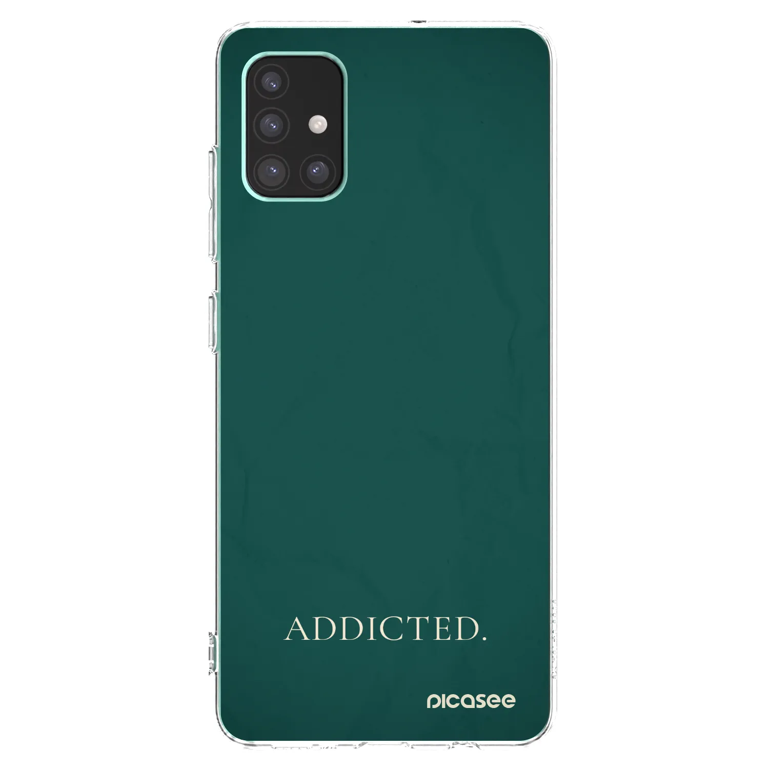 Picasee silikónový prehľadný obal pre Samsung Galaxy M51 M515F - Addicted