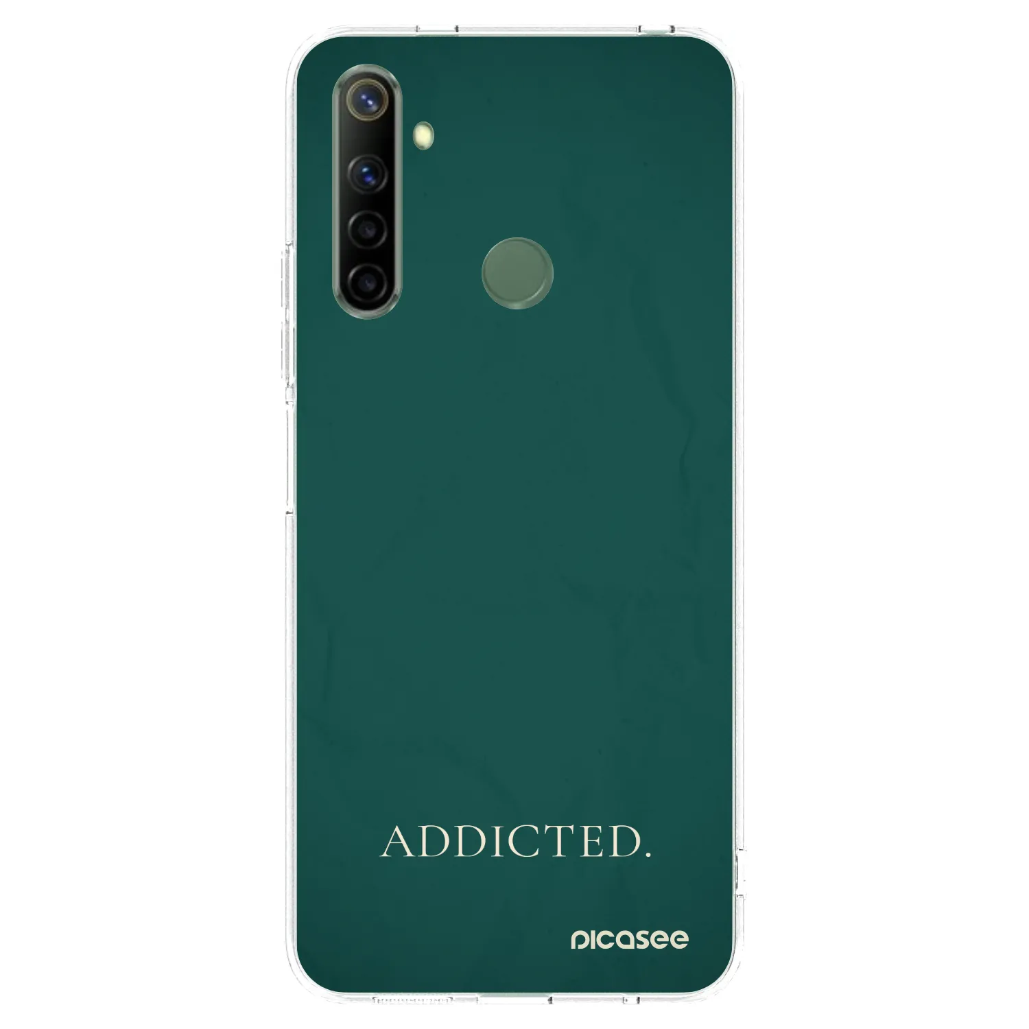 Picasee silikónový prehľadný obal pre Realme 6i - Addicted