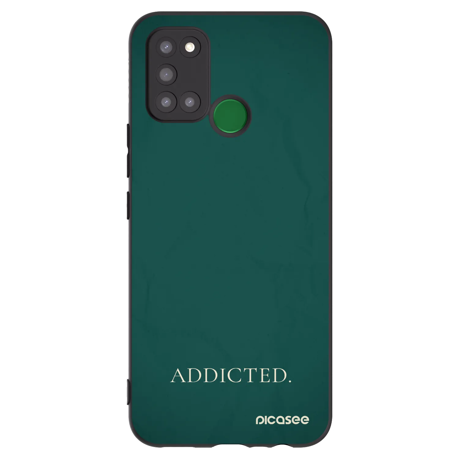 Picasee silikónový čierny obal pre Realme 7i - Addicted
