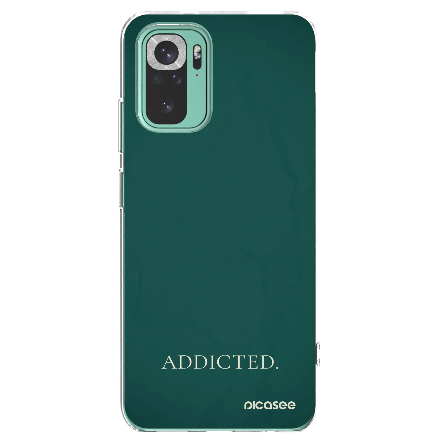 Picasee silikónový prehľadný obal pre Xiaomi Redmi Note 10 Pro - Addicted