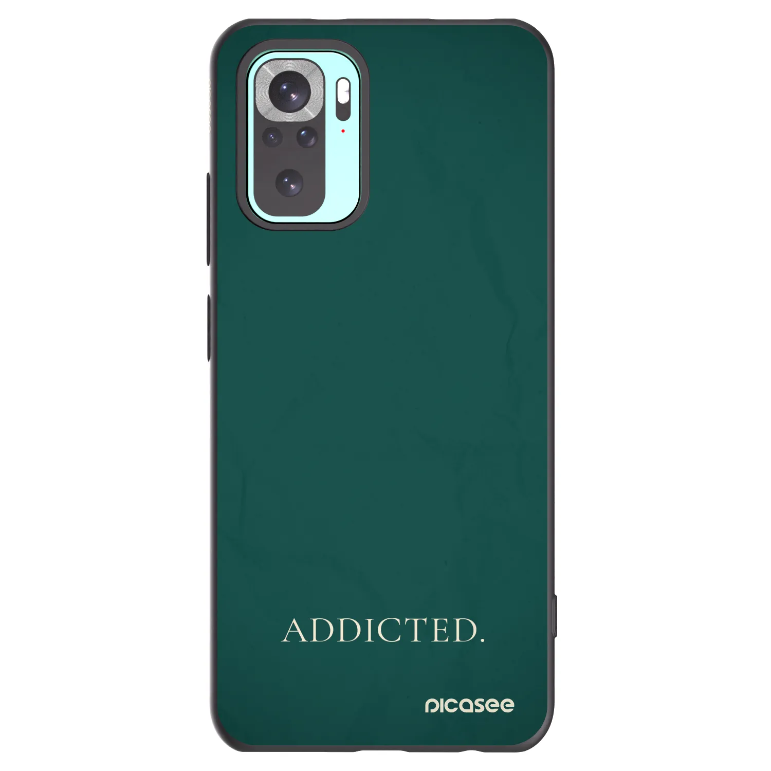 Picasee silikónový čierny obal pre Xiaomi Redmi Note 10 Pro - Addicted