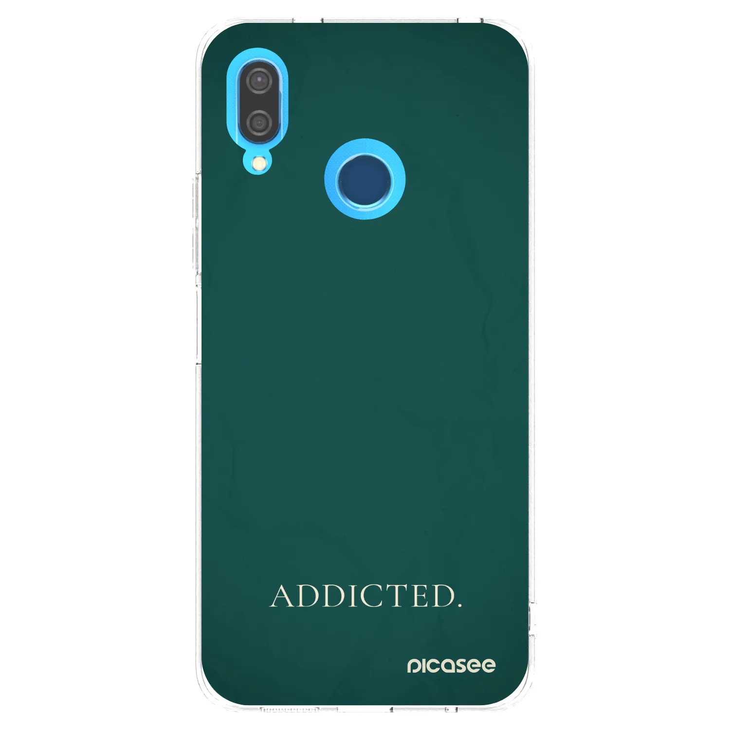 Silikónový prehľadný obal pre Huawei P20 Lite - Addicted