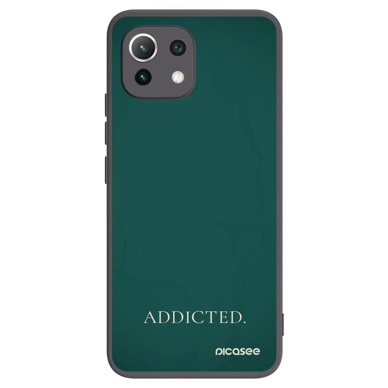 Picasee silikónový čierny obal pre Xiaomi Mi 11 Lite - Addicted