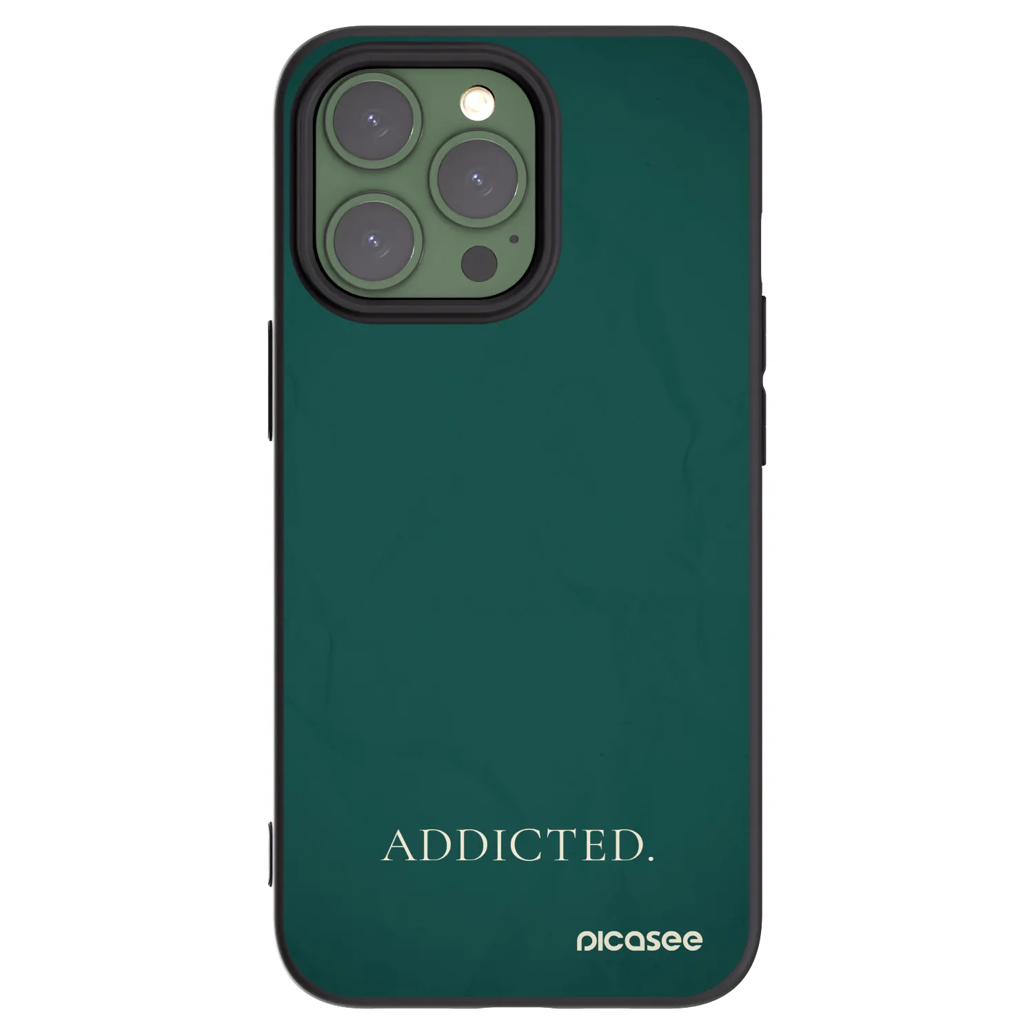 Silikónový čierny obal pre Apple iPhone 13 Pro - Addicted