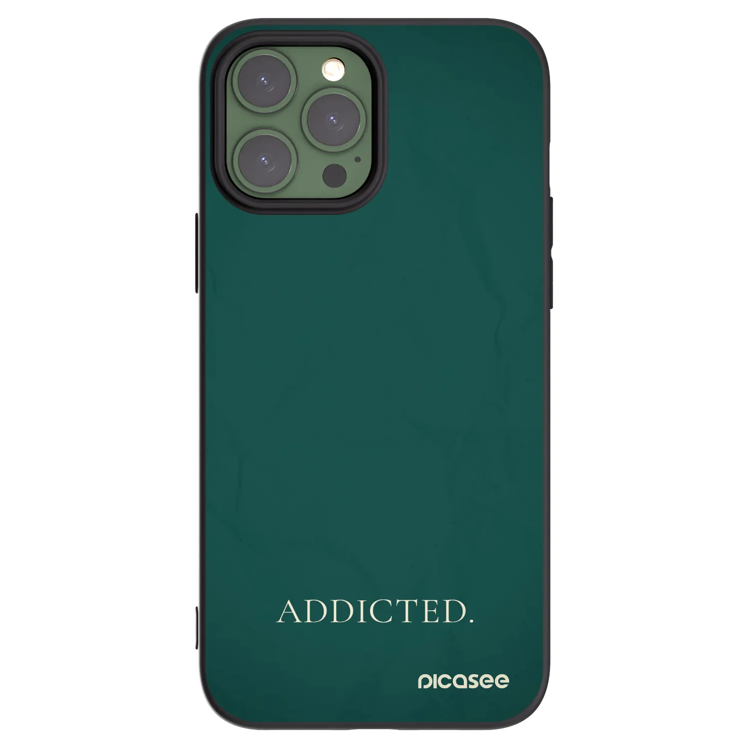 Silikónový čierny obal pre Apple iPhone 13 Pro Max - Addicted