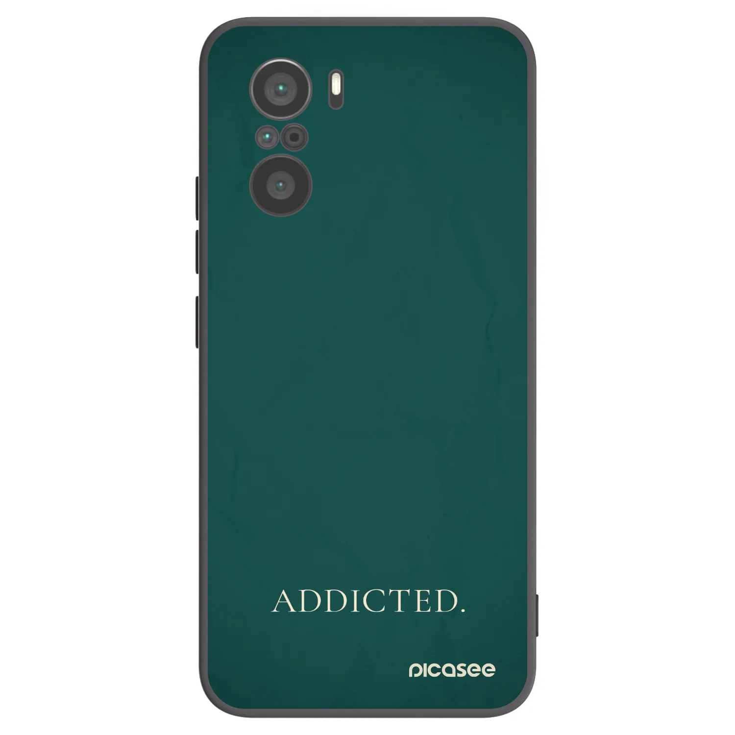 Picasee silikónový čierny obal pre Xiaomi Poco F3 - Addicted