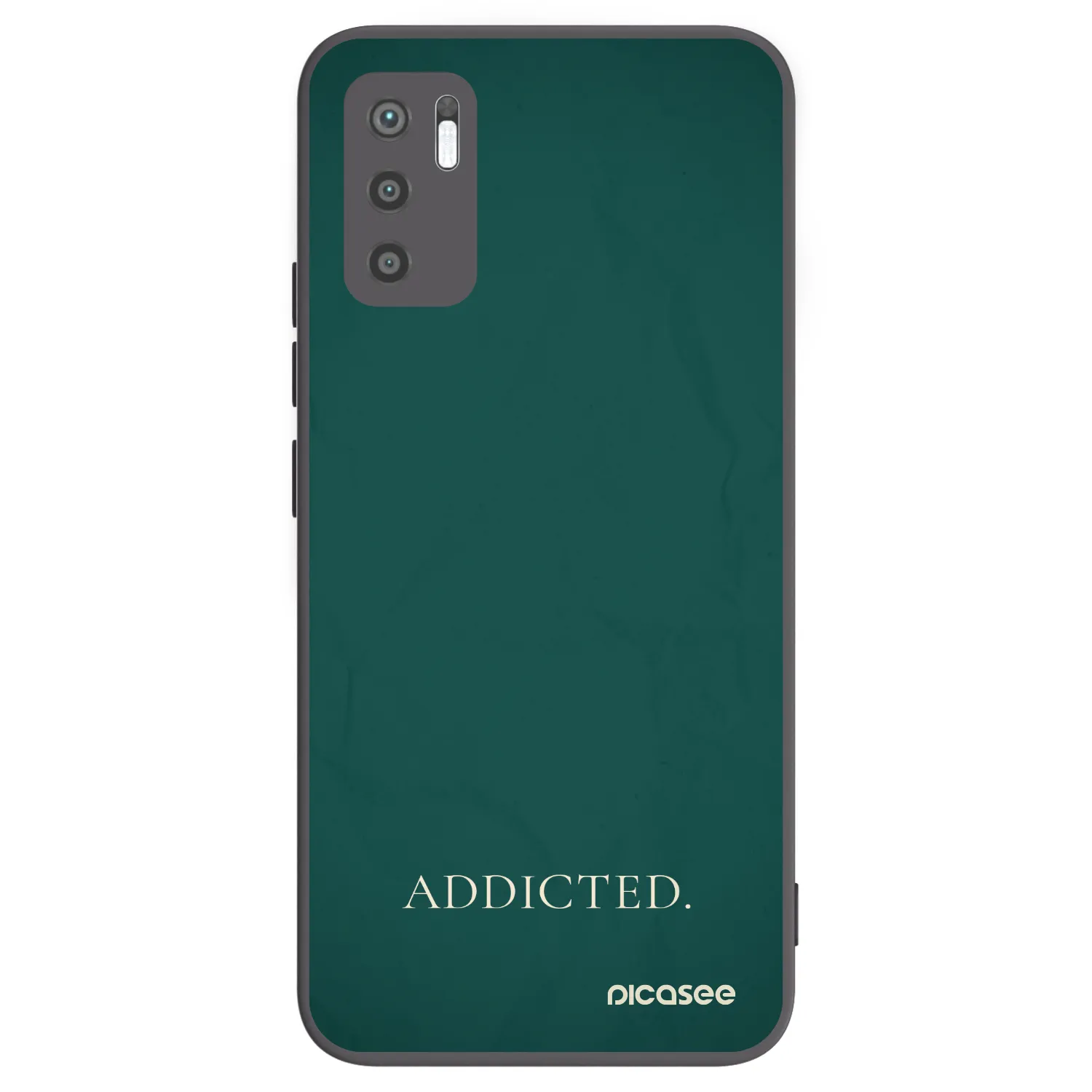 Picasee silikónový čierny obal pre Xiaomi Redmi Note 10 5G - Addicted