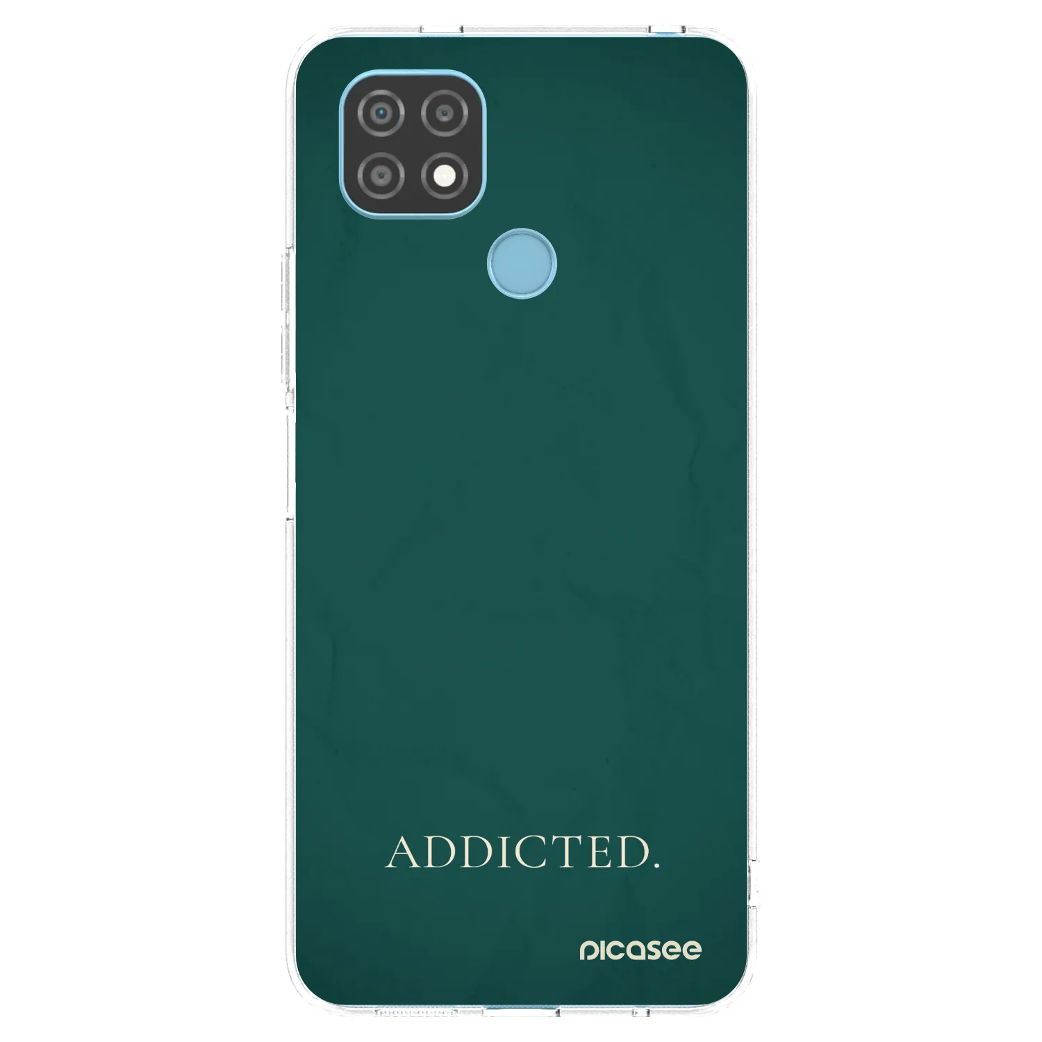 Picasee silikónový prehľadný obal pre Realme C21 - Addicted