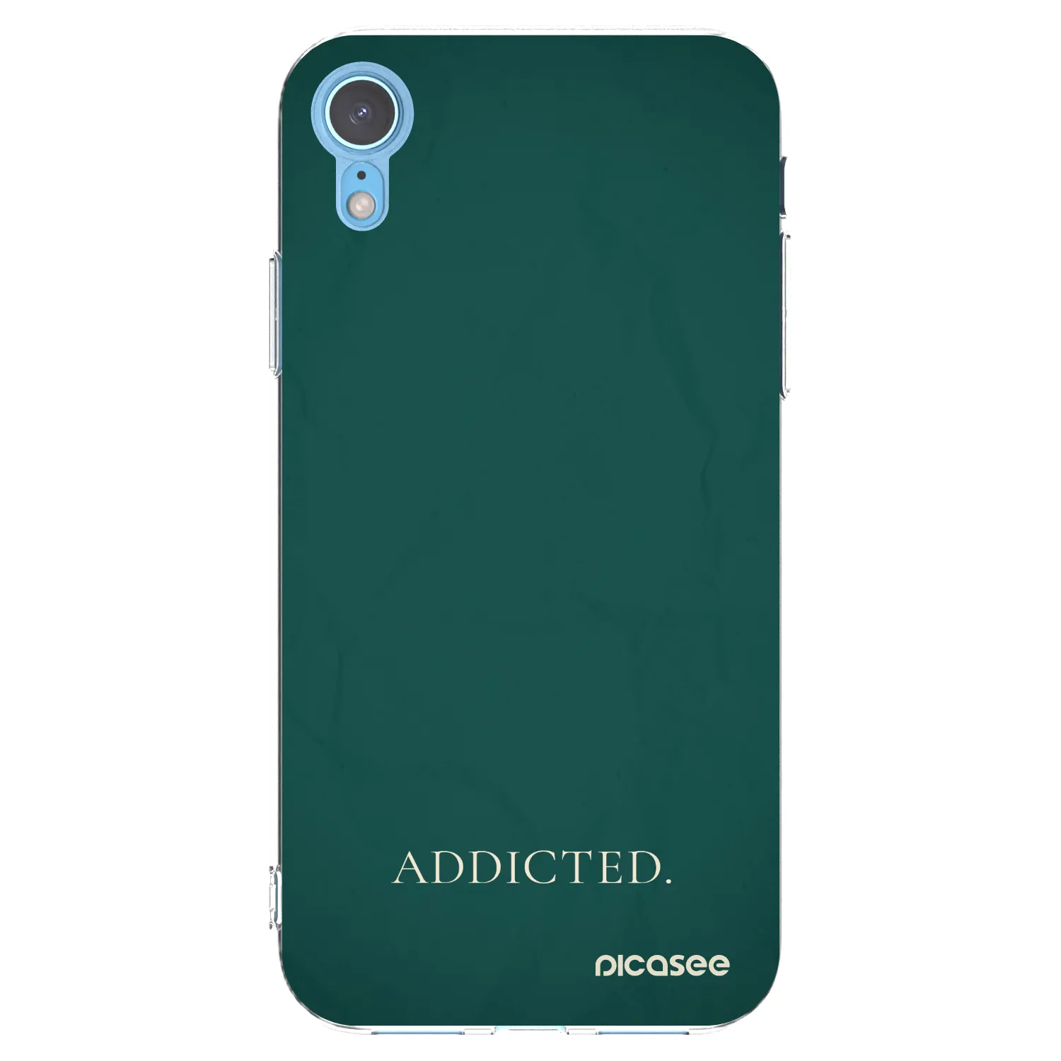 Silikónový prehľadný obal pre Apple iPhone XR - Addicted