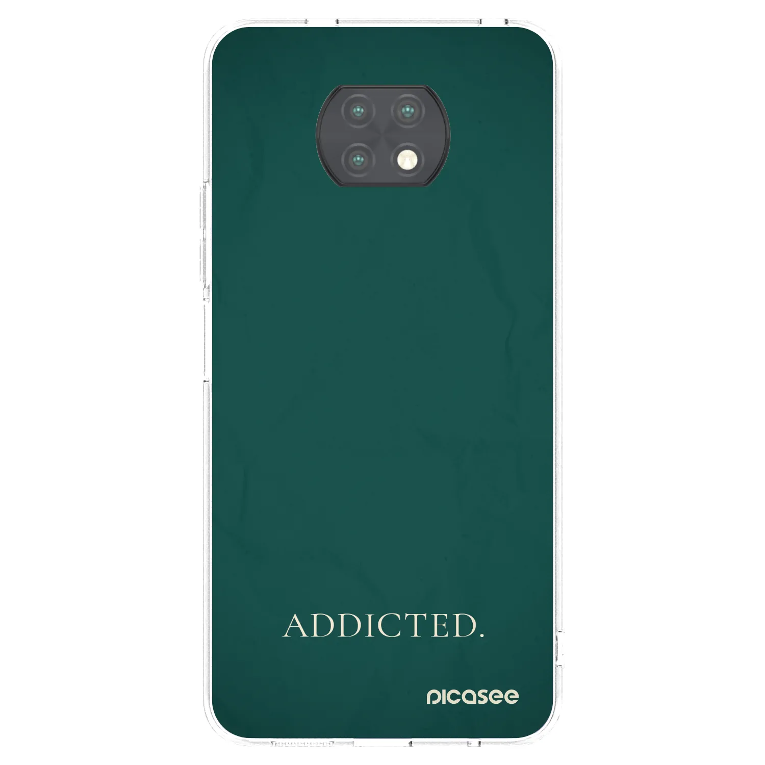 Silikónový prehľadný obal pre Xiaomi Redmi Note 9T - Addicted