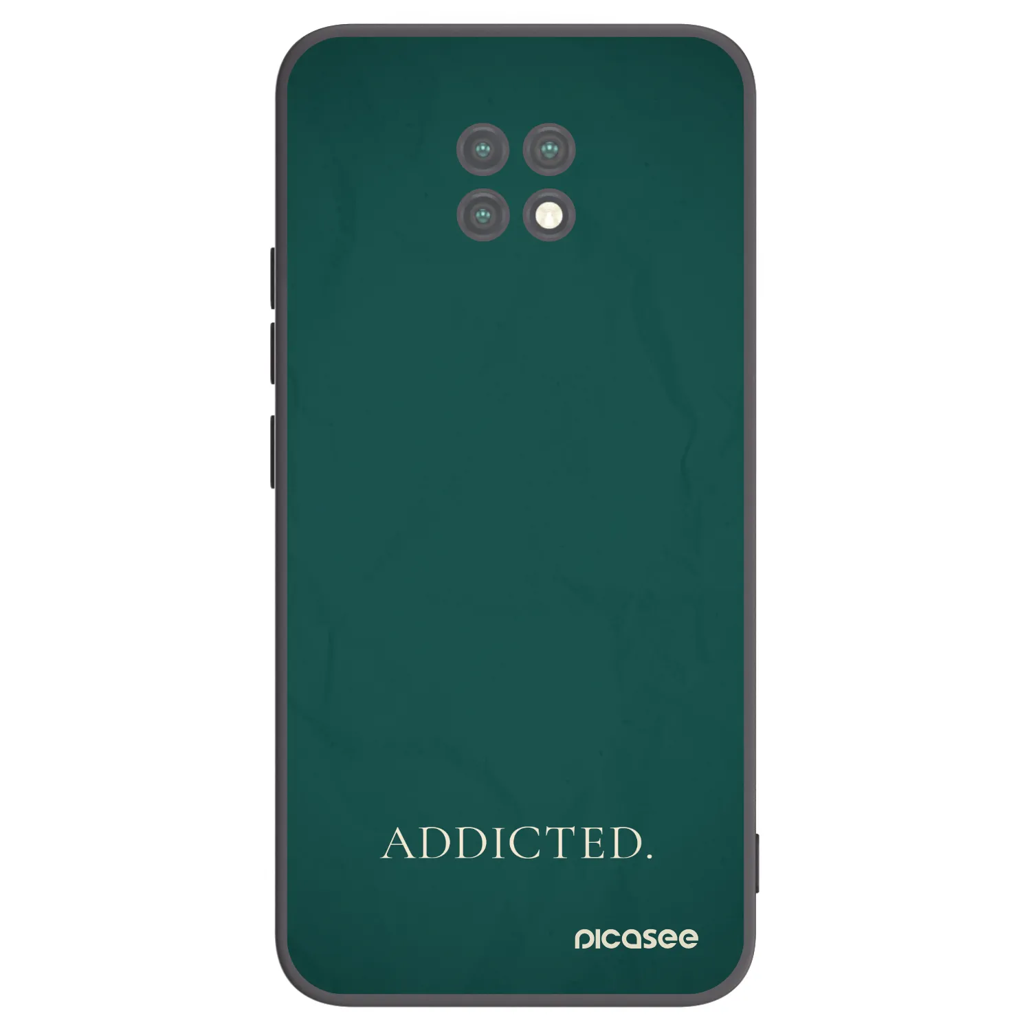Picasee silikónový čierny obal pre Xiaomi Redmi Note 9T - Addicted
