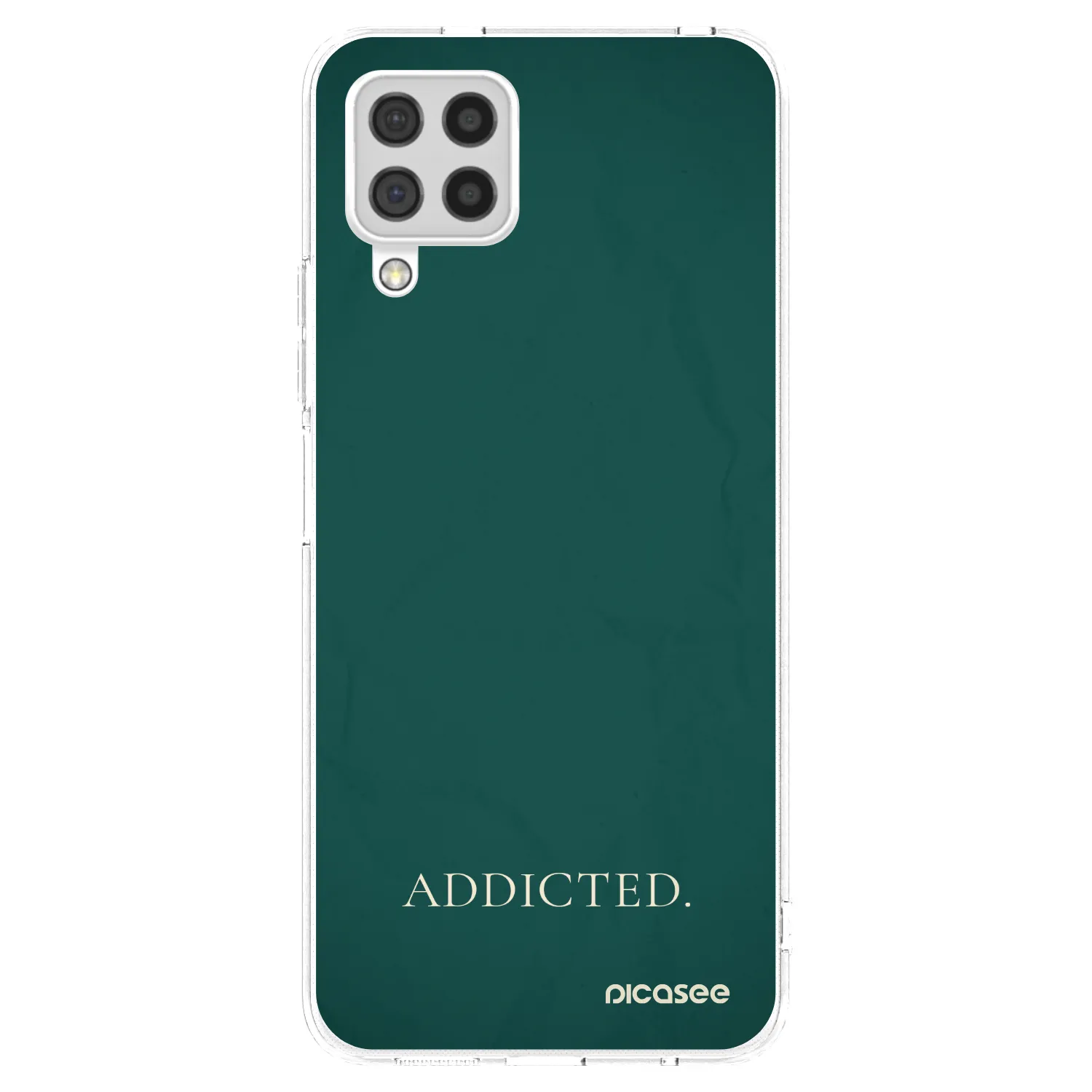 Picasee silikónový prehľadný obal pre Samsung Galaxy A22 A225F 4G - Addicted