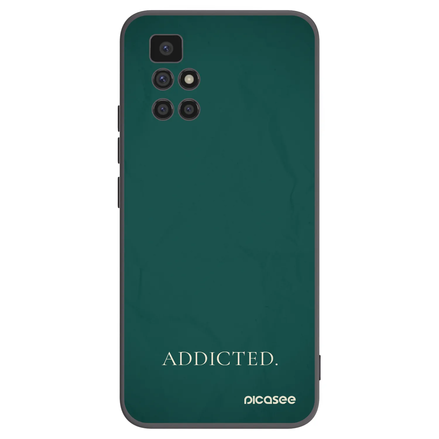 Picasee silikónový čierny obal pre Xiaomi Redmi 10 - Addicted