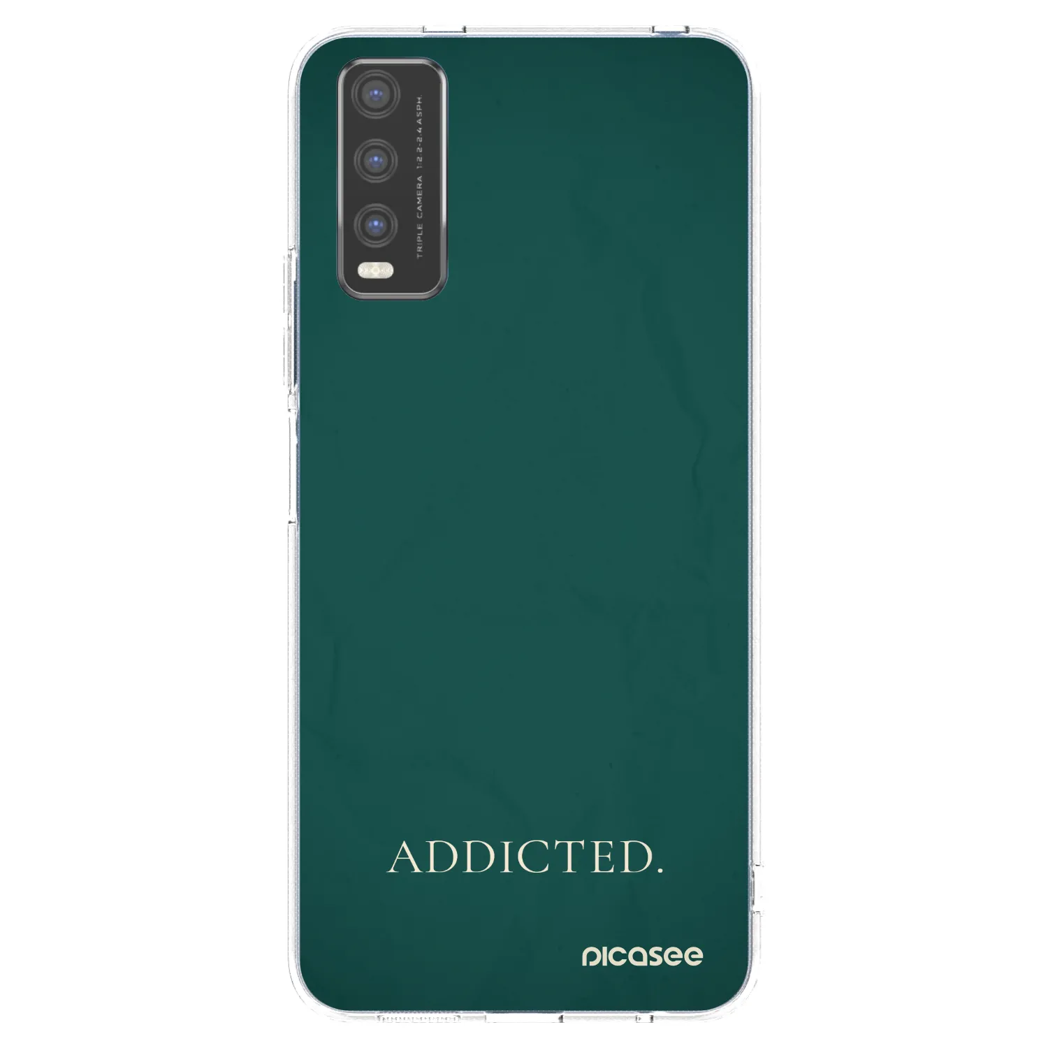 Picasee silikónový prehľadný obal pre Vivo Y20s - Addicted