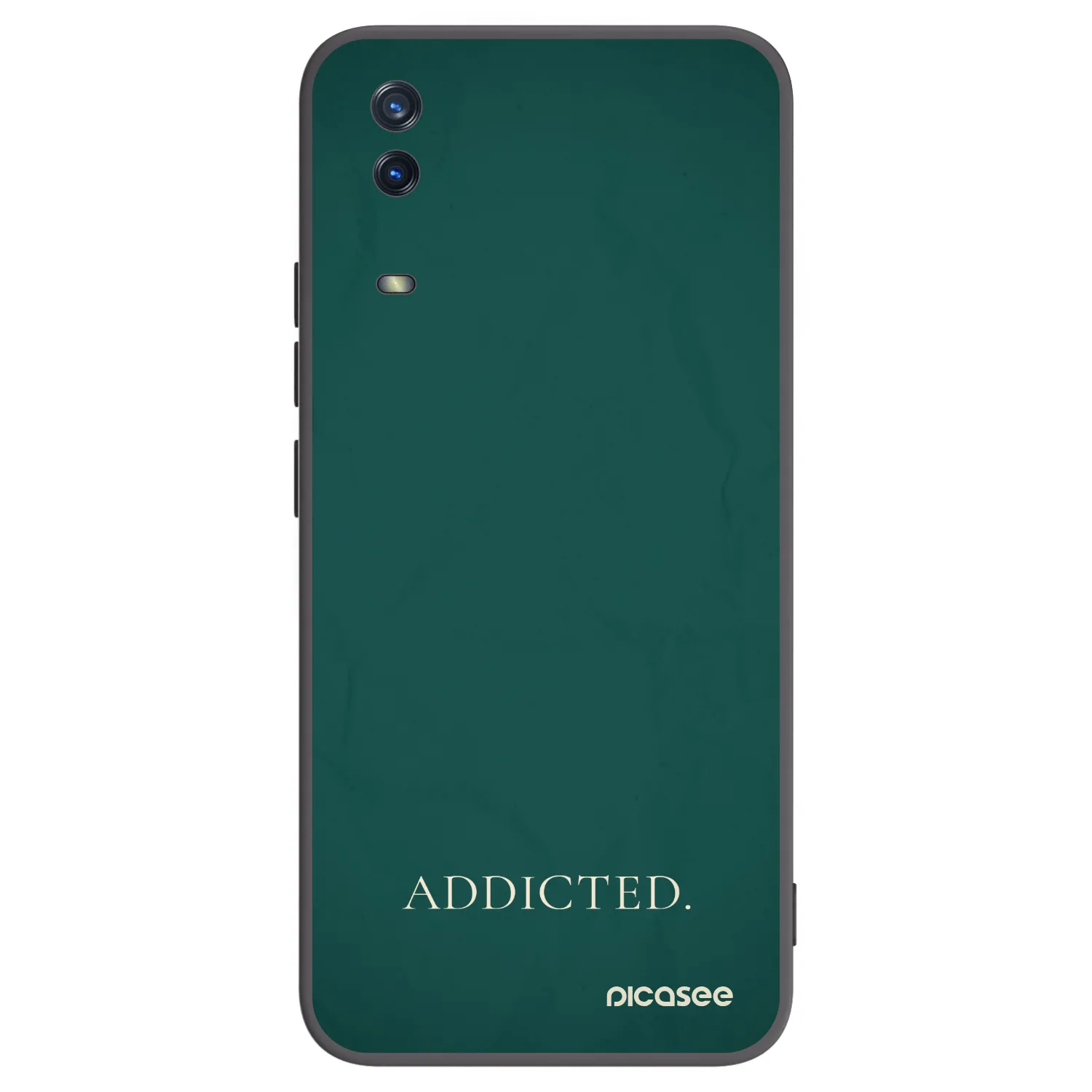 Picasee silikónový čierny obal pre Vivo Y11s - Addicted