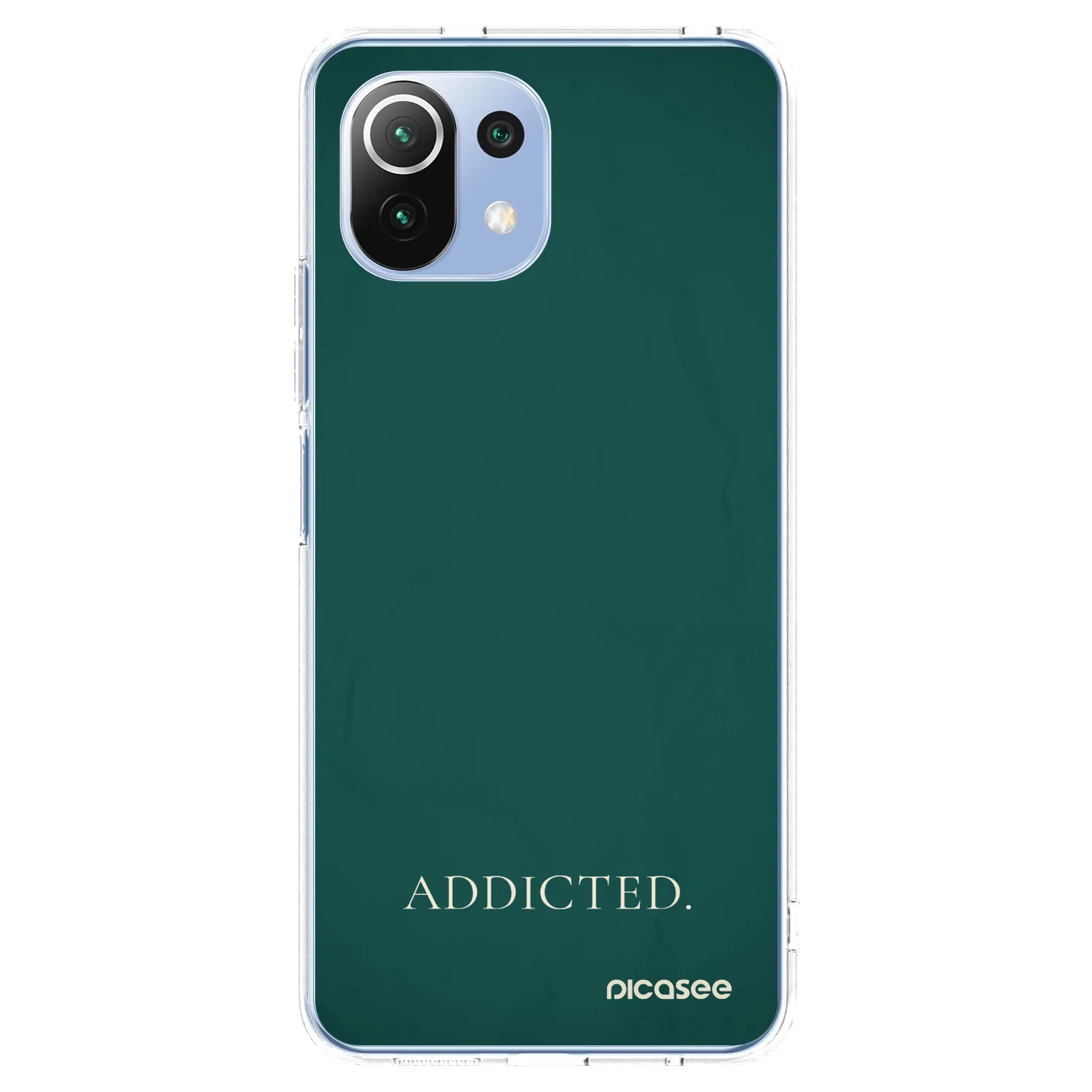 Silikónový prehľadný obal pre Xiaomi 11 Lite 5G NE - Addicted
