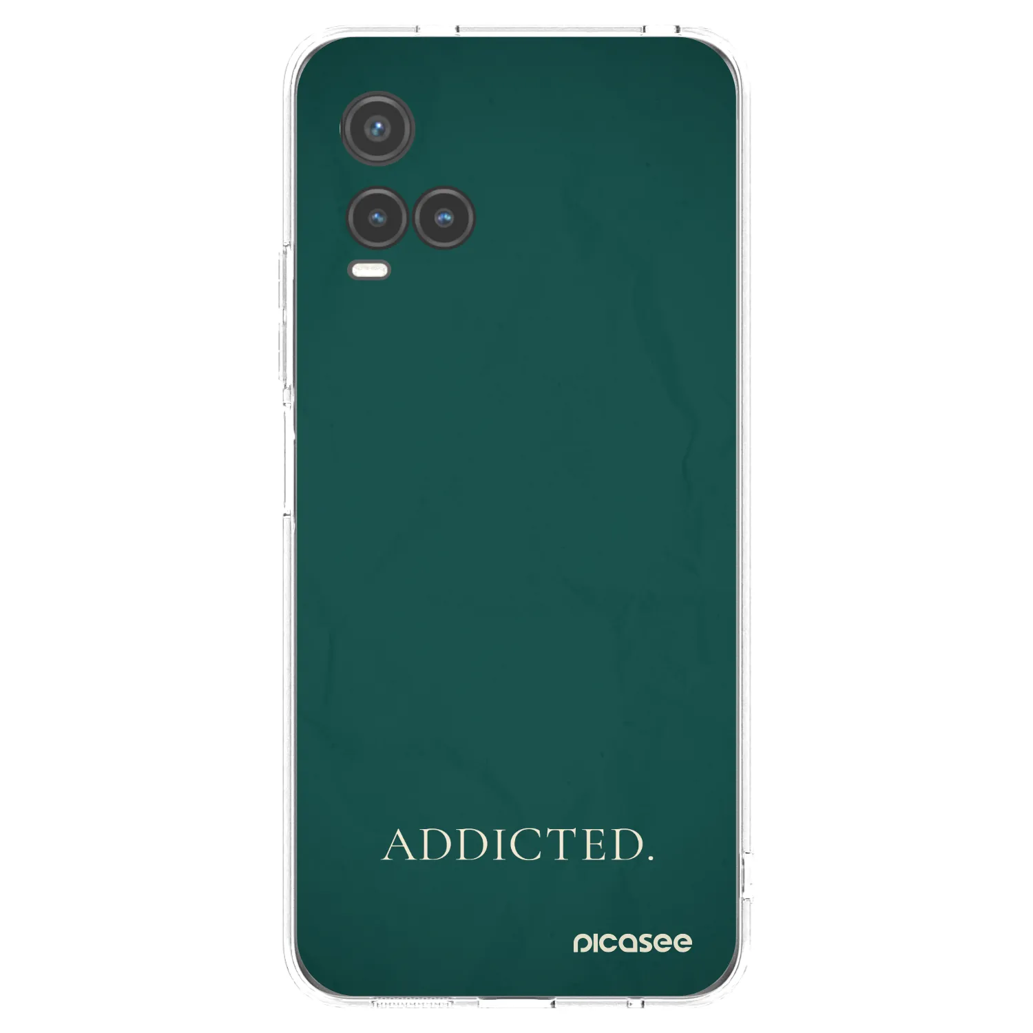 Picasee silikónový prehľadný obal pre Vivo Y33s - Addicted
