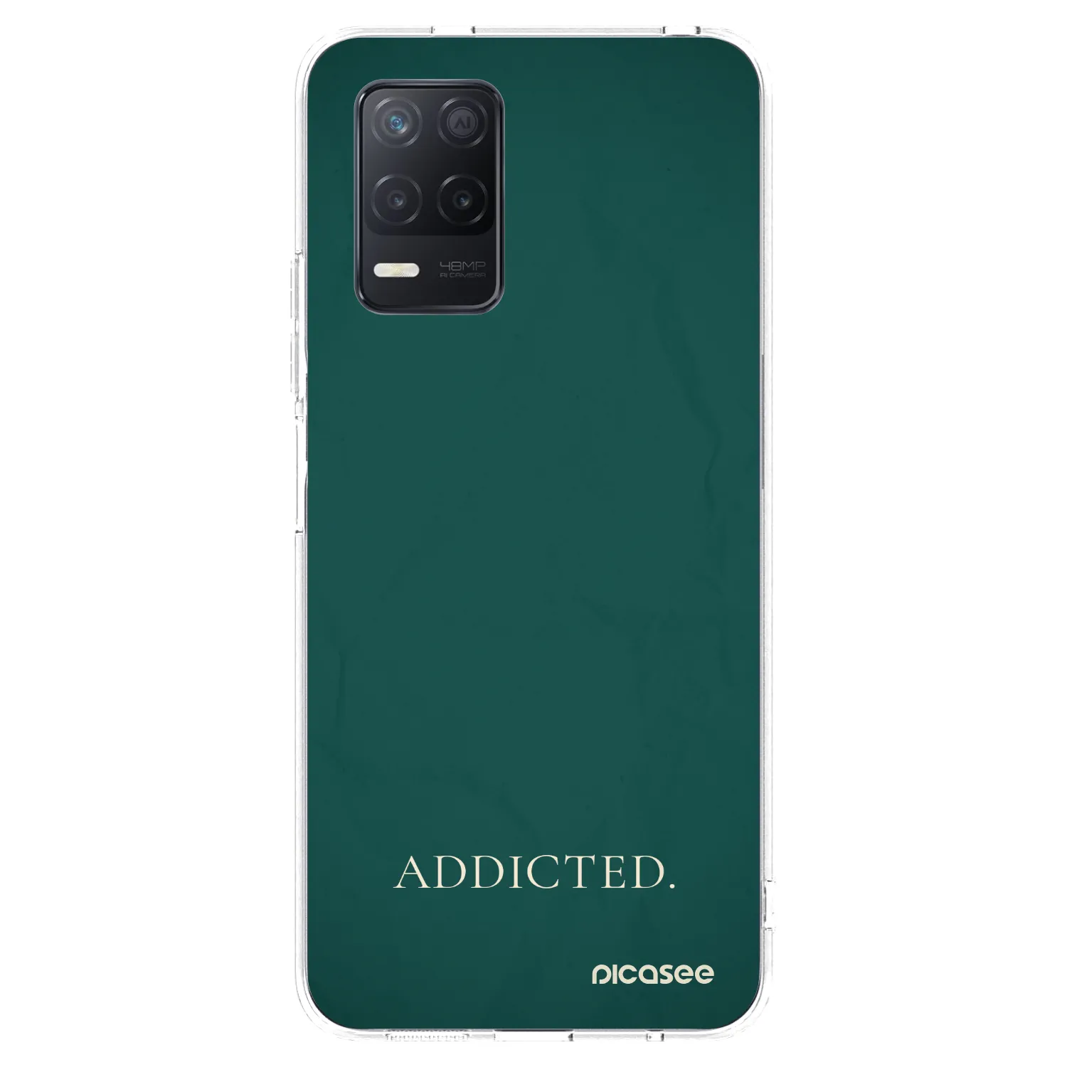 Picasee silikónový prehľadný obal pre Realme 8 5G - Addicted