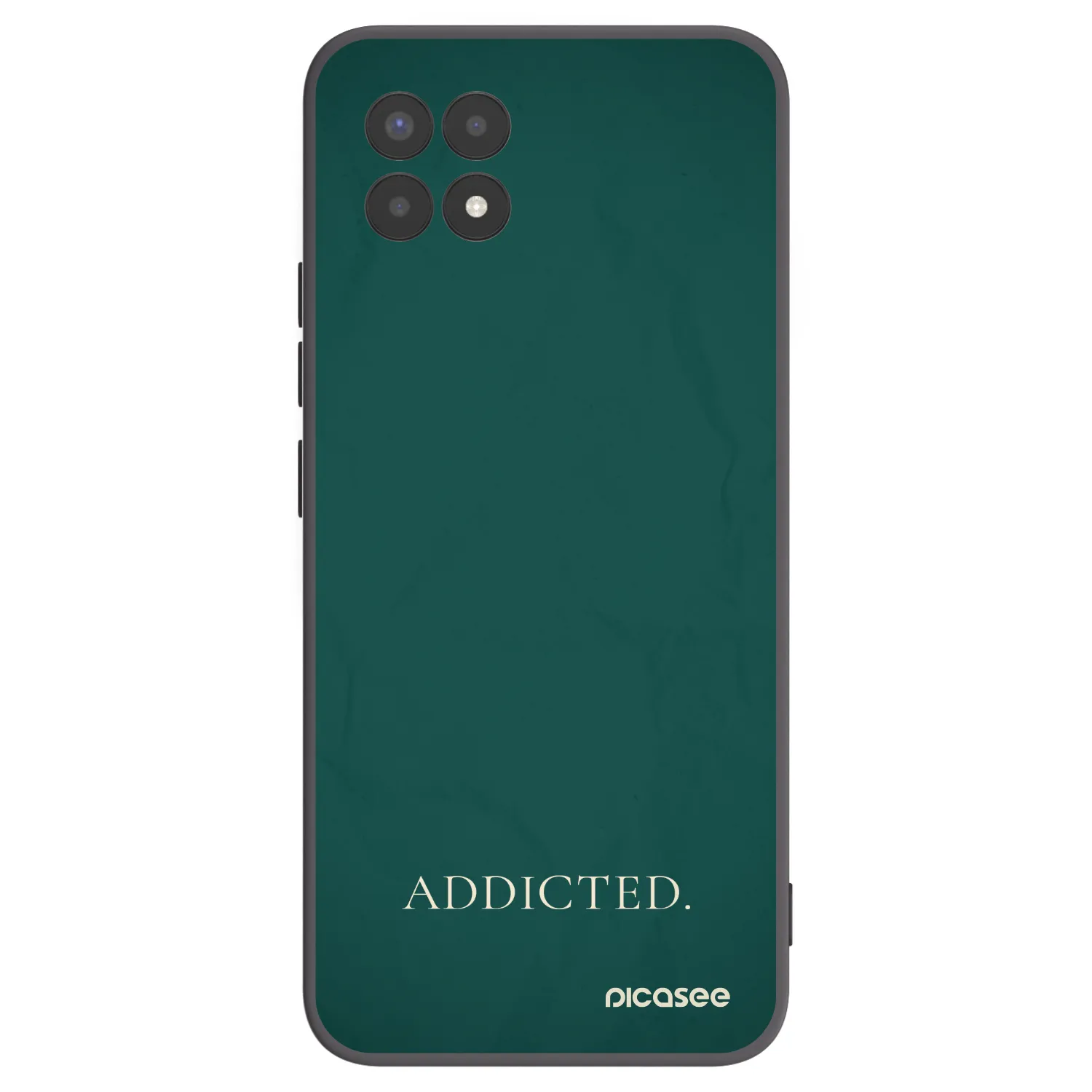 Picasee silikónový čierny obal pre Realme 8i - Addicted